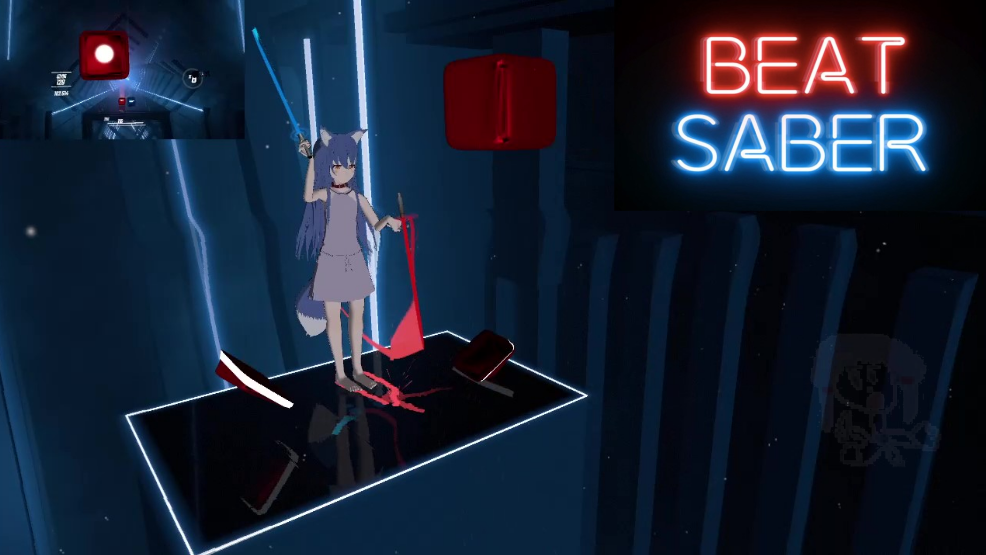 【BeatSaber】美少女になってリズム良く体を動かしませんか？